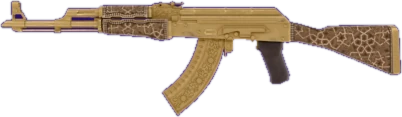 AK-47 Gold Arabesque CS2 skin reference image