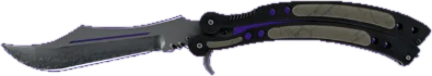 Butterfly Knife Vanilla CS2 skin reference image