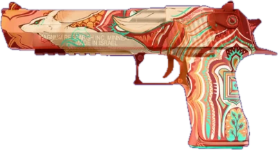 Desert Eagle Fennec Fox CS2 skin reference image